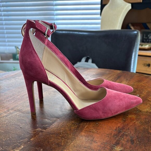 Vince Camuto Marbella Ankle Strap Pumps - Picture 5 of 11